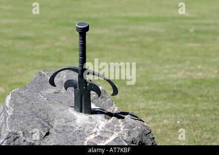 Sword in Stone Taunton King Arthur Arthurian Legend Somerset England UK ...