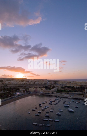 St Georges Bay Paceville Malta Stock Photo