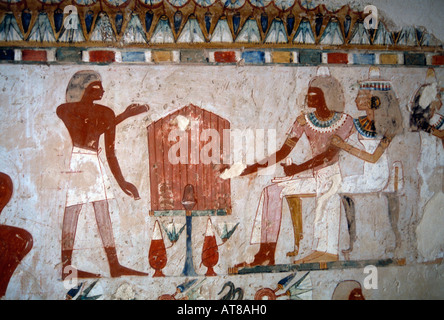 Luxor Egypt Valley of the Nobles Theban Tomb 69 (TT69) Tomb of Menna a ...