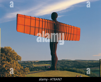 The Angel of the North in Gateshead, tyne and Wear where people have ...