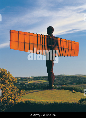 Gateshead Angel of the North, Gateshead, Tyne and Wear. Stock Photo