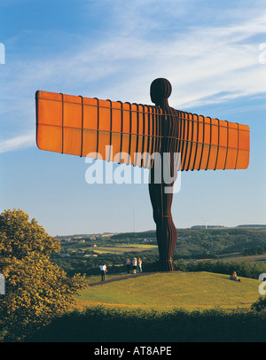 The Angel of the North in Gateshead, tyne and Wear where people have ...