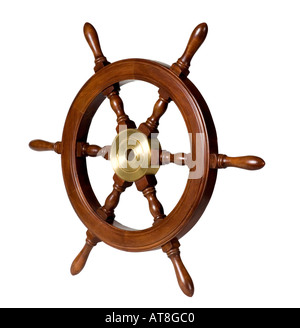 Ship's Wheel. Stock Photo