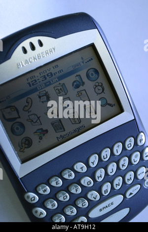 Blackberry portable communication device Stock Photo