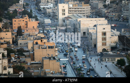 Amman is known as the city built on seven hills Stock Photo