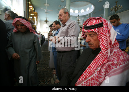 Islam is the religion of Jordan.There are many mosques in the capital city of Amman Stock Photo