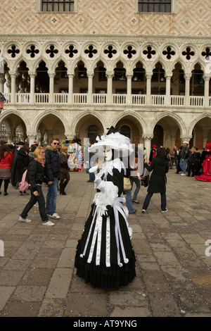 Venice Carnival 2008 , Venice , Italy Stock Photo