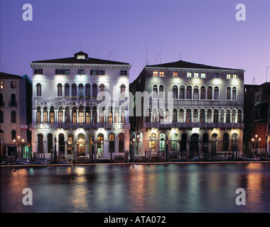 ITA ITALIEN Venedig Palazzi Canale Grande Dawn Sunset Stock Photo