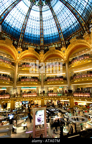 Galeries Lafayette Paris Hermes Givenchy Chanel Bvlgari Stock Photo