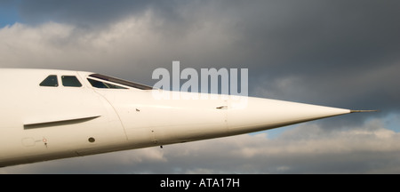 Concorde G-BOAC - Nose Stock Photo