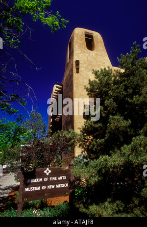 Isac Rapp Buildings New Mexico Museum of Art by architect Isaac Rapp in adobe Pueblo ...