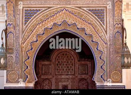 courtyard, Kairaouine Mosque, Kerayuin Mosque, Fes el-Bali, city of Fez, Fez, Morocco, North Africa, Africa Stock Photo