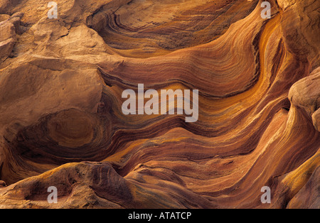 Coloured Canyon Nuweiba Red Sea Egypt Oktober 1997 Stock Photo