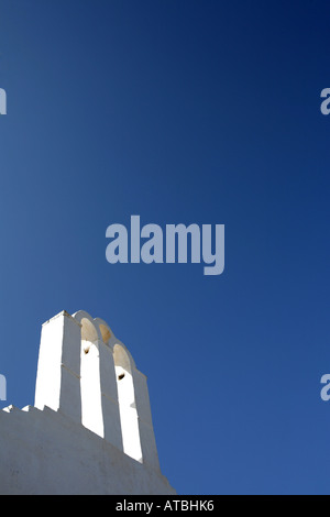 greece cyclades sikinos one of the many whitewashed churches Stock Photo