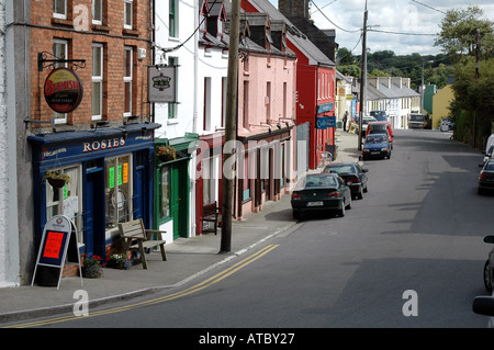 The main street in BALLYDEHOB Co Cork Ireland Stock Photo