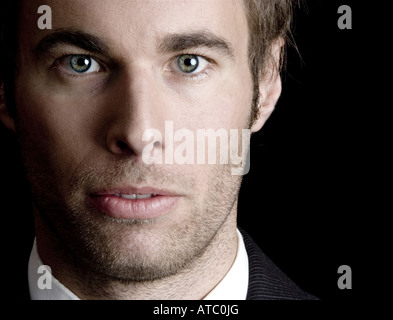 businessman looking into camera Stock Photo