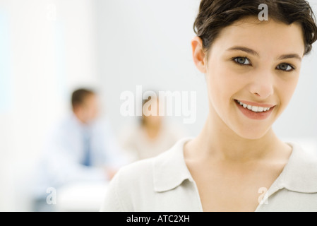 Businesswoman smiling at camera, portrait Stock Photo