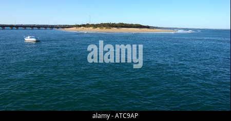 Barwon heads river in Victoria Australia. Stock Photo