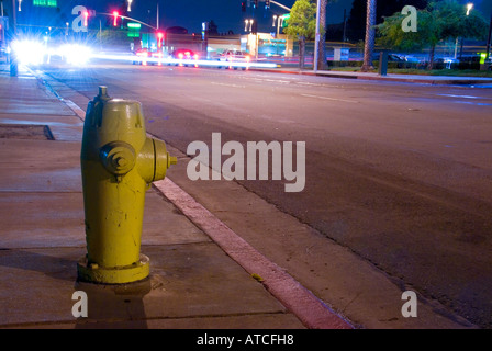 hydrant fire curb parking celebration residential area alamy night florida