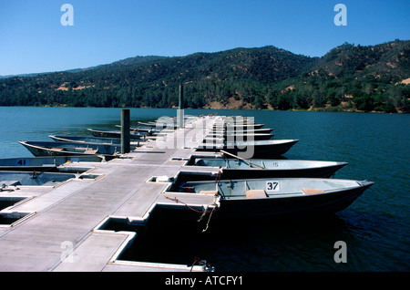 boat rentals at Lake Del Valle Marina,in Livermore, California Stock ...