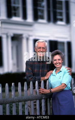 Senior couple portrait Stock Photo