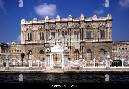 The Dolmabahce Palace Sarayı Bosphorus Ataturk Sultan Abdulmecid Ottoman Stock Photo