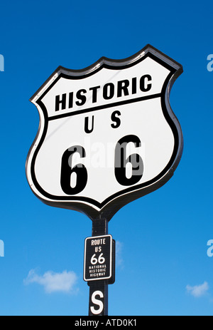 Route 66 Sign Springfield Illinois USA Stock Photo