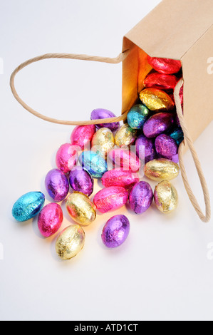 Colorful Easter Eggs Stock Photo