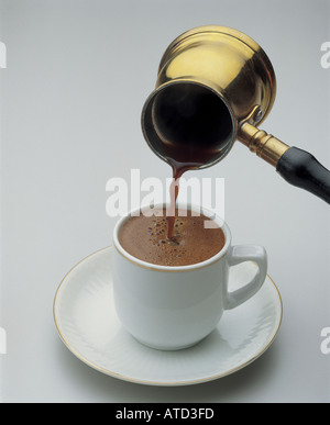 Serving Cyprus coffee Stock Photo