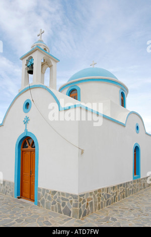 Greek Orthodox Church on isle of Lipsi, Dodecanese Islands, Greece Stock Photo