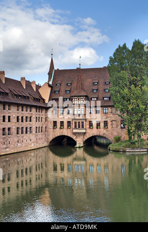 Nuremberg Hospital, Bavaria, Germany Stock Photo