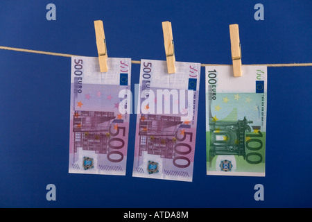 money laundering Stock Photo