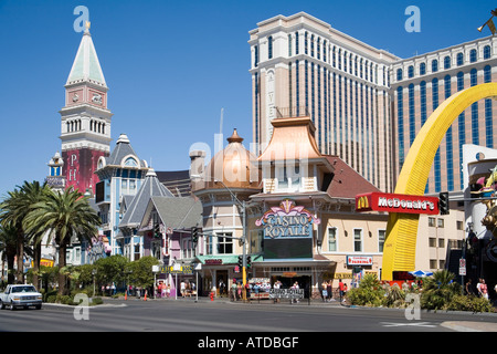 The Strip, Las Vegas, Nevada, USA Stock Photo