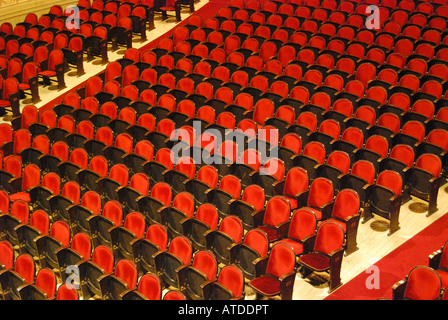 Auditorium seating, State Opera House, Pest, Budapest, Republic of Hungary Stock Photo