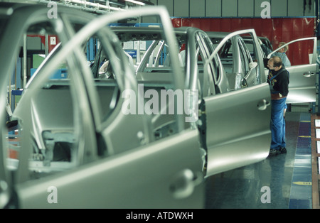 Daimler Chrysler AG - car manufacturing, Germany Stock Photo