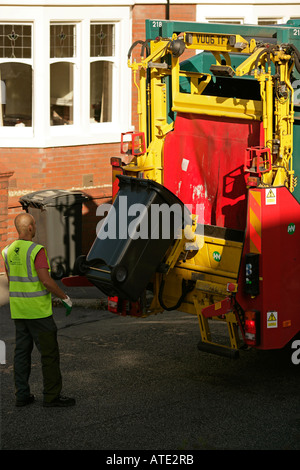 Refuse collection recycling Stock Photo
