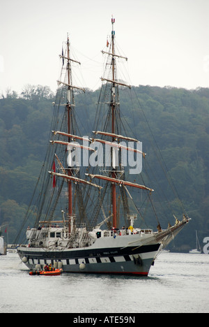 'tall ship 'Prince William', 'River Dart', ^Dartmouth' Stock Photo