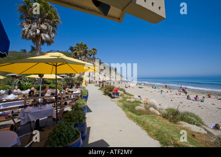 Brown Pelican Restaurant, Hendry's Beach, Arroyo Burro County Beach Park, Santa Barbara, USA Stock Photo