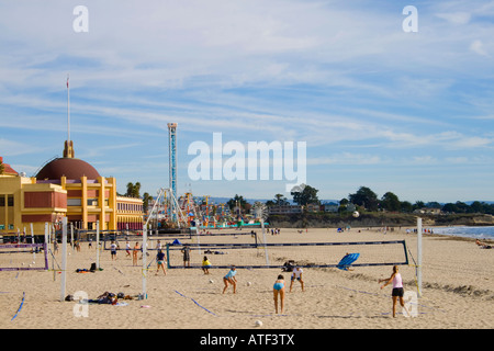 Volleyball santa cruz beach usa hi res stock photography and