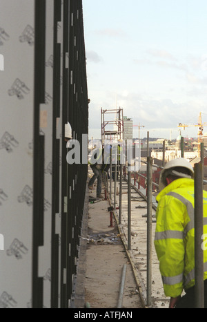 People working on Construction Building and Development www osheaphotography com Stock Photo