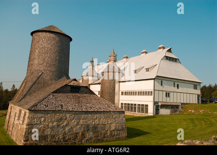 Stock image of huge barn of Sir William Van Horne on Ministers Island New Brunswick Canada Stock Photo