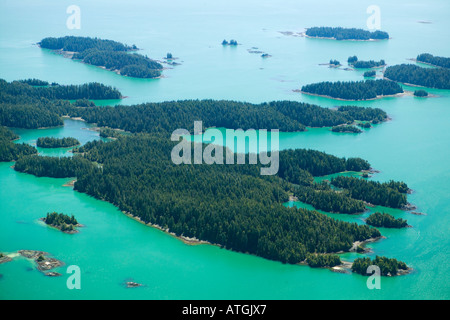 Aerial View Of The Broken Group Islands Off The Pacific West Coast Of ...