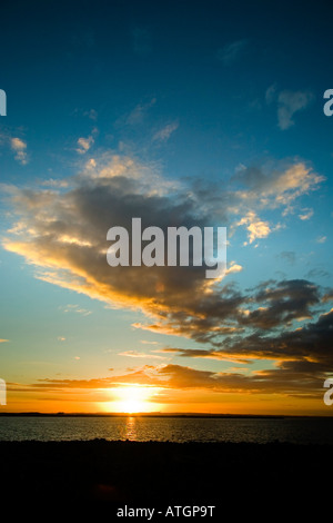 Summer Sunset Teesmouth Redcar North East England Stock Photo - Alamy