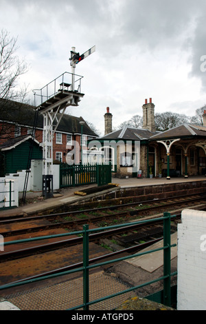 Railway station Knaresborough North Yorkshire Stock Photo