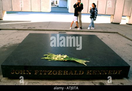 Memorial to President Kennedy in USA Stock Photo