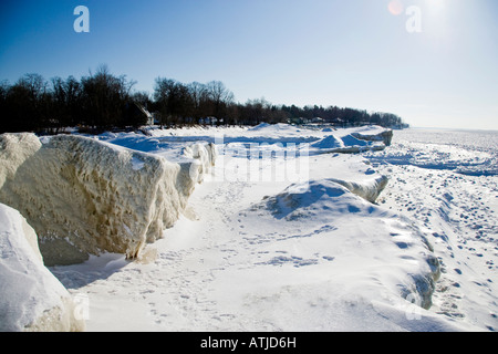 Lake Erie near Buffalo NY Stock Photo