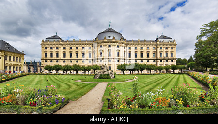 Residenz palace in Wurzburg, Germany Stock Photo