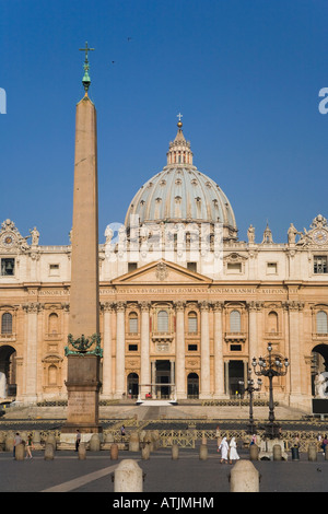 St Peter s Square Piazza S Pietro and Bernini s Colonnade Rome Italy Stock Photo