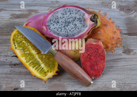 Tropical fruits Stock Photo