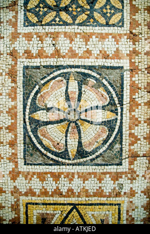 Intricate, repetitive, decoration, decorative mosaic, Hatay Museum, Antakya, Turkey, Middle East. DSC 6407 Stock Photo
